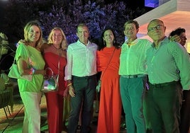 Cristina Caruana, Sisi Álvarez, Enrique Llobet, Tona Porcel, José Miguel Láinez y Juan Carlos Gómez-Pantoja.