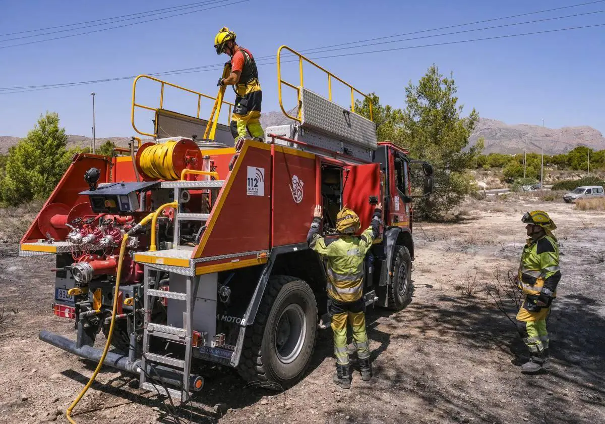 Benidorm dispondrá de una red municipal contra incendios forestales de agua depurada 