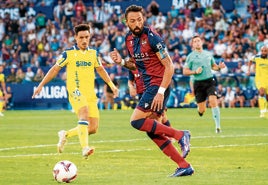 Morales como capitán ante el Cádiz