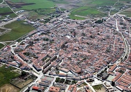 Vista aérea de Llerena.