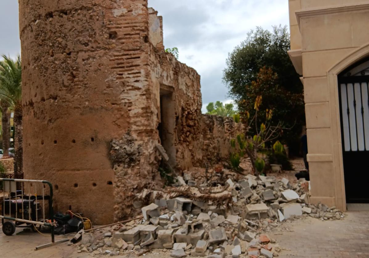 Zona de la muralla que se restaurará.