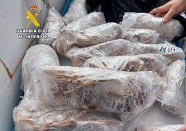 Intervenidos 35 kilos de langosta y pulpo de roca en un restaurante de Santa Pola