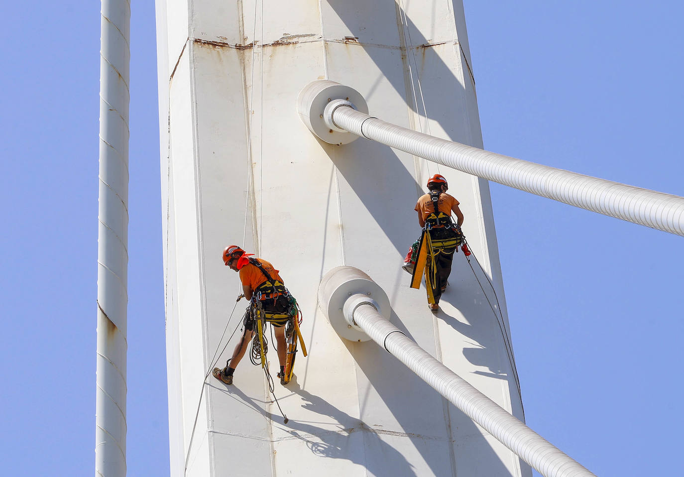 Fotos: Valencia revisa el estado de l&#039;Assut d&#039;Or, el puente más alto de la ciudad