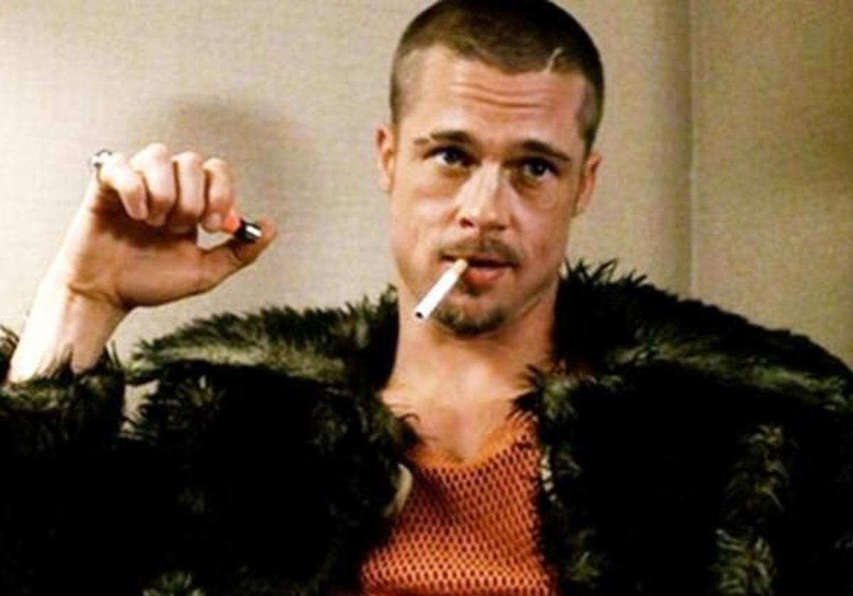 Un fotograma de la película 'El club de la lucha', con Brad Pitt.