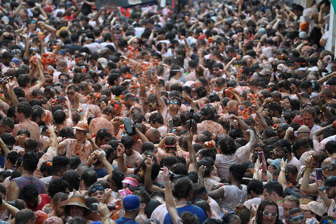 Las mejores imágenes de la Tomatina de Buñol 2024