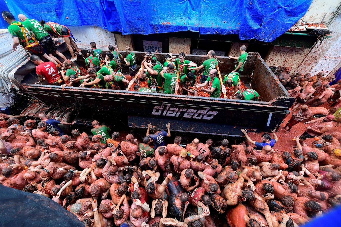 Las mejores imágenes de la Tomatina de Buñol 2024