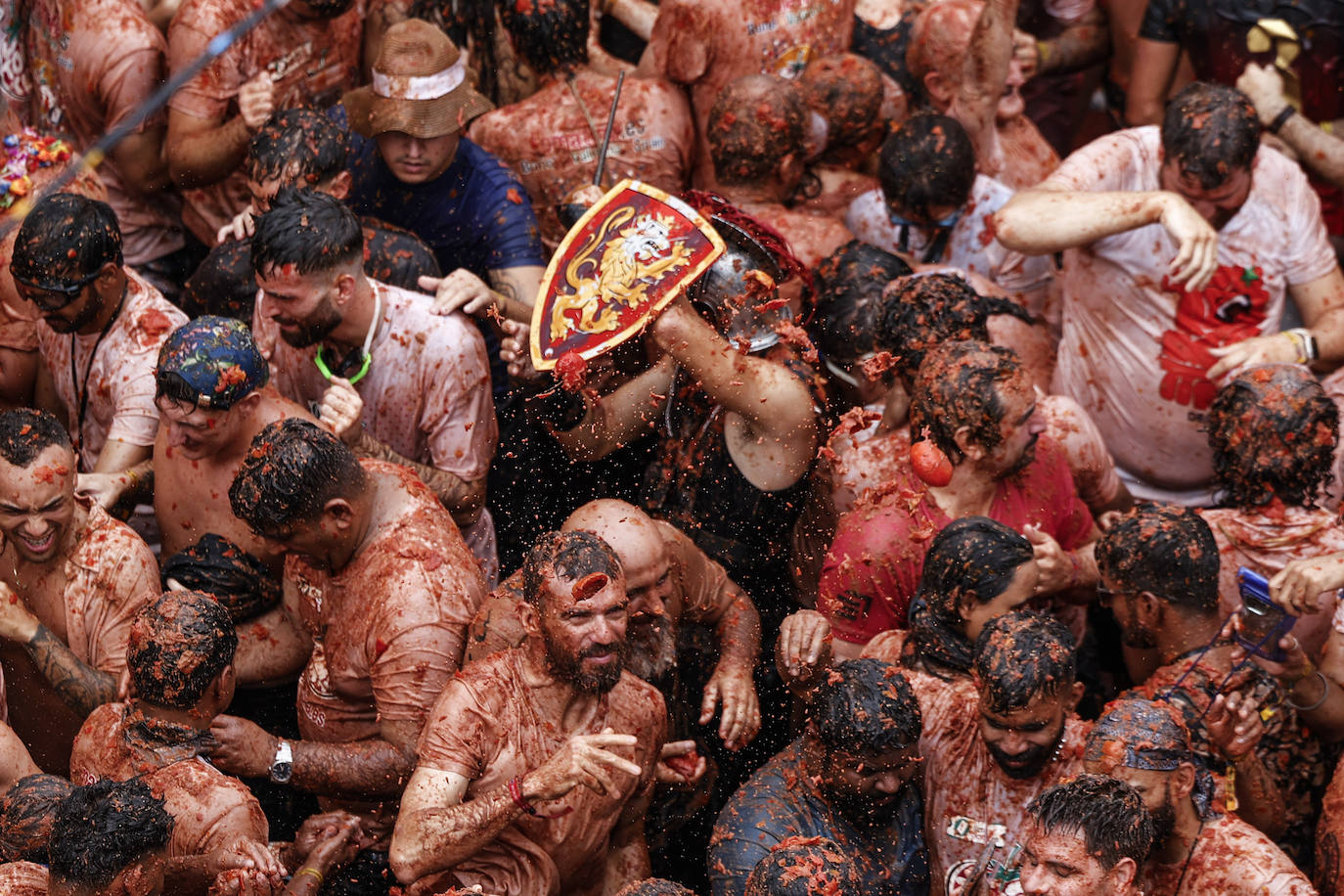 Las mejores imágenes de la Tomatina de Buñol 2024