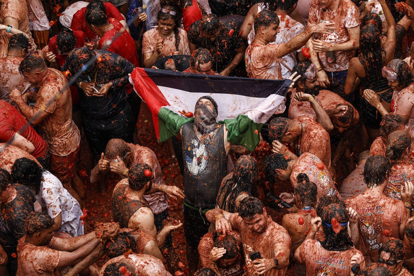 Las mejores imágenes de la Tomatina de Buñol 2024