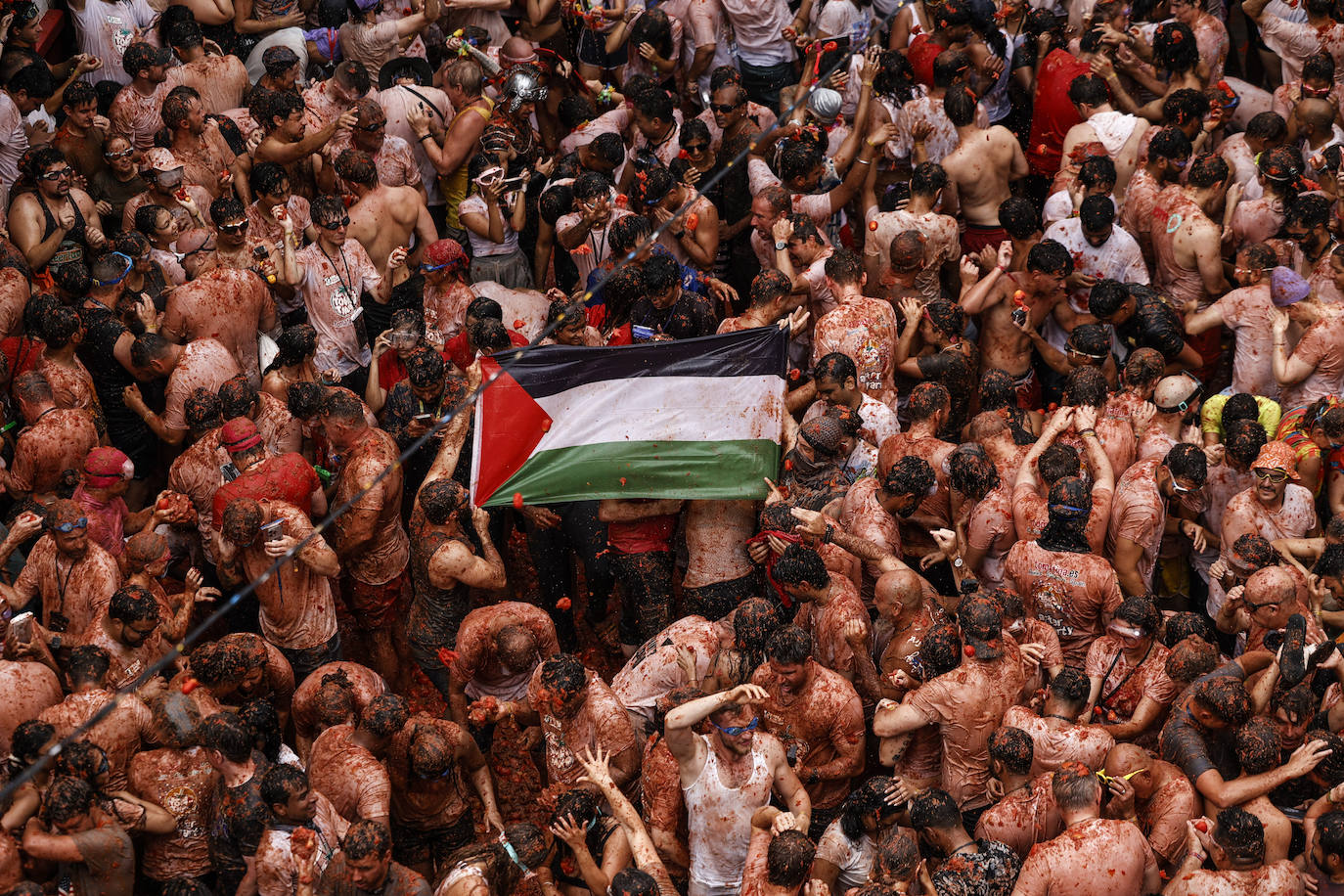 Las mejores imágenes de la Tomatina de Buñol 2024