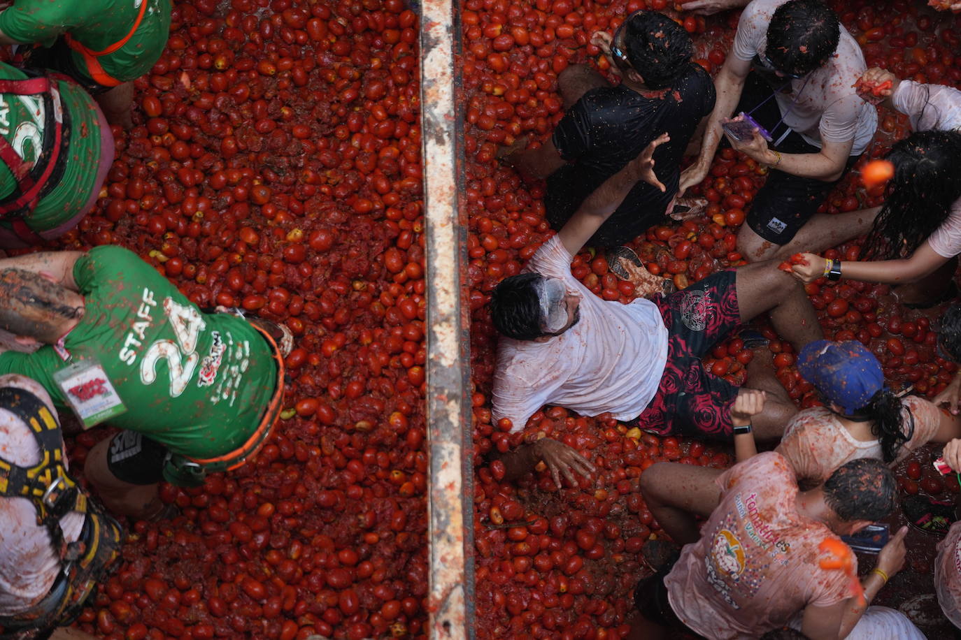 Las mejores imágenes de la Tomatina de Buñol 2024