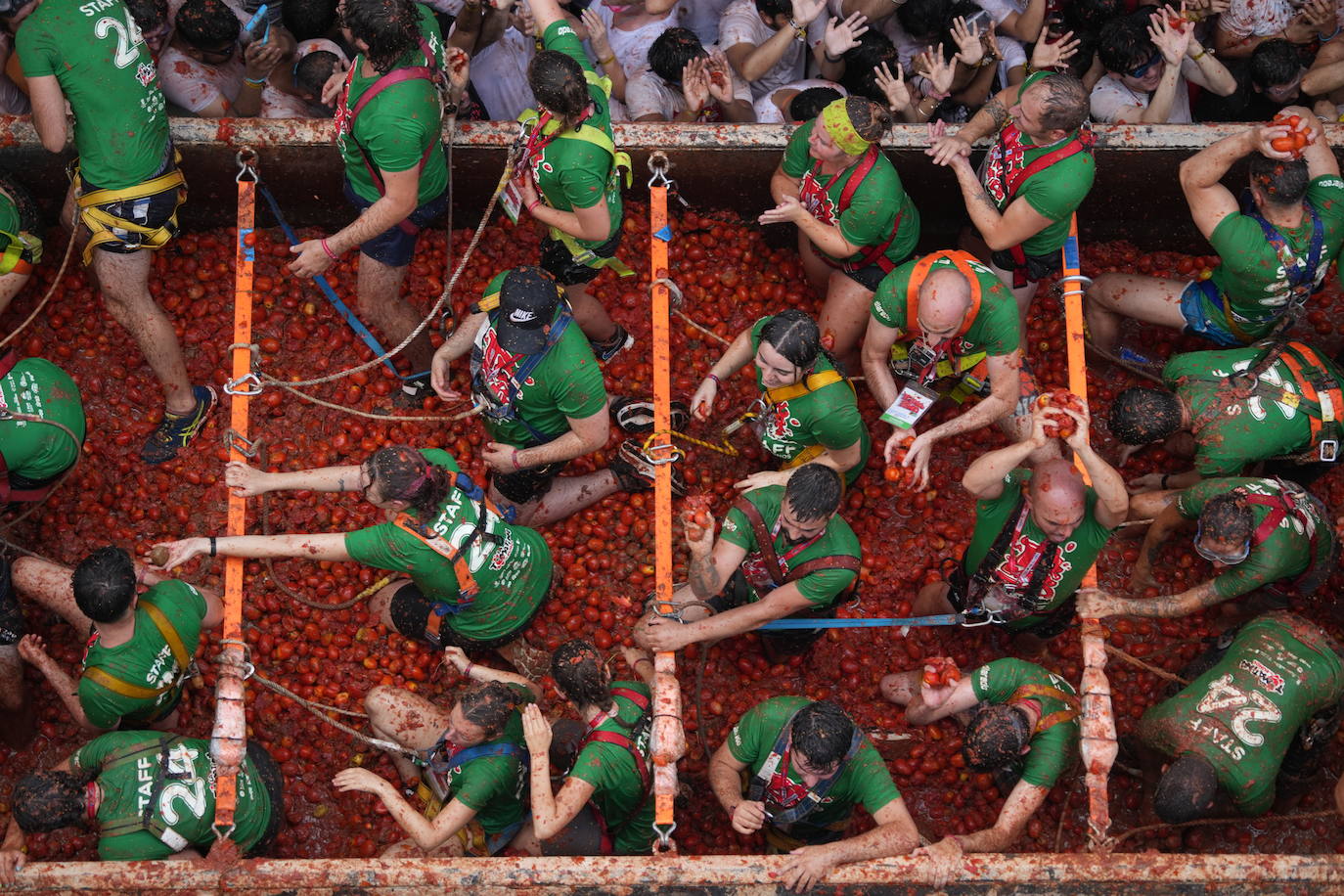 Las mejores imágenes de la Tomatina de Buñol 2024