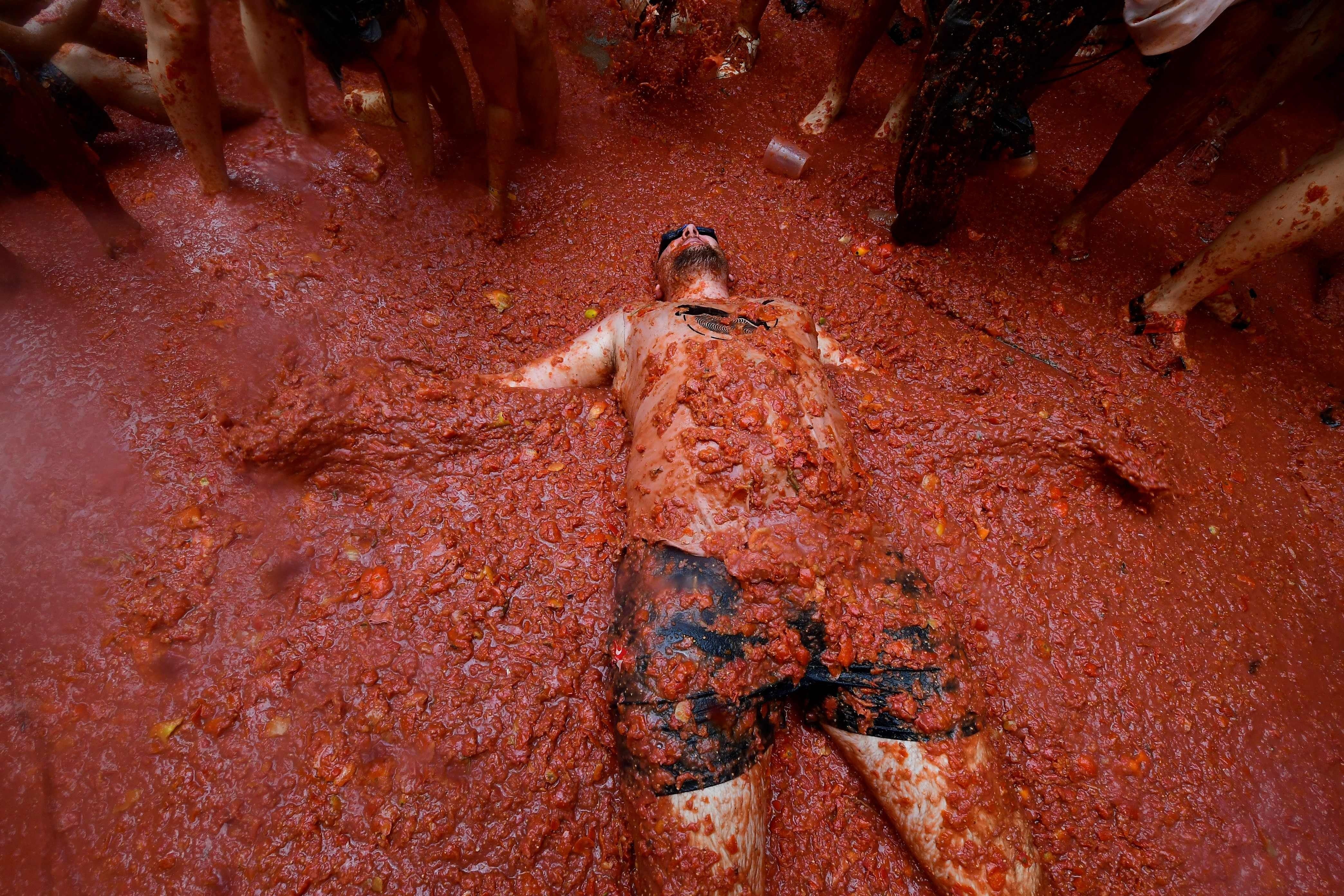 Las mejores imágenes de la Tomatina de Buñol 2024