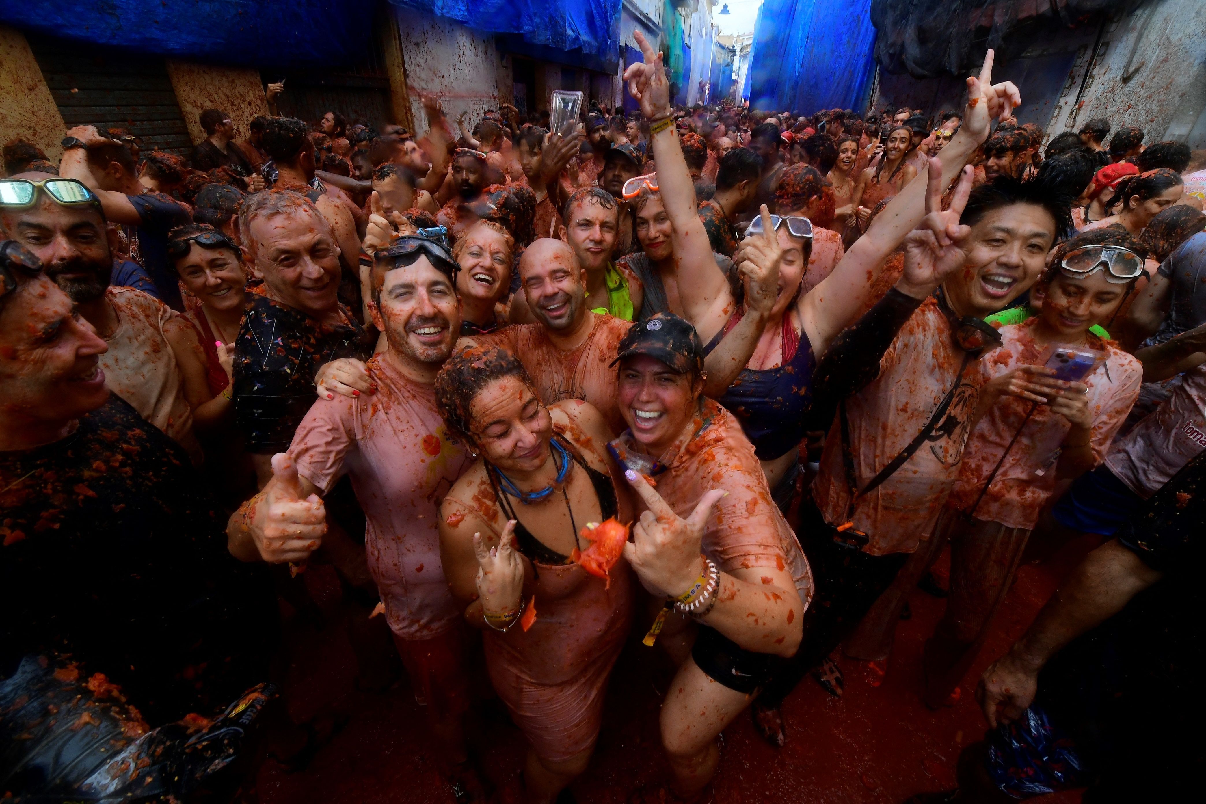 Las mejores imágenes de la Tomatina de Buñol 2024