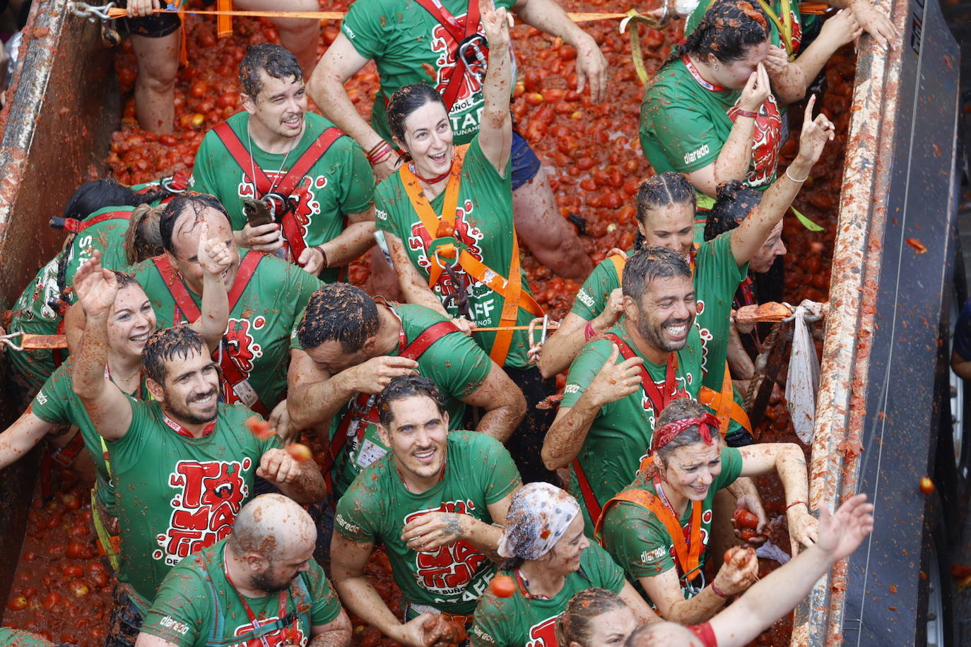 Las mejores imágenes de la Tomatina de Buñol 2024