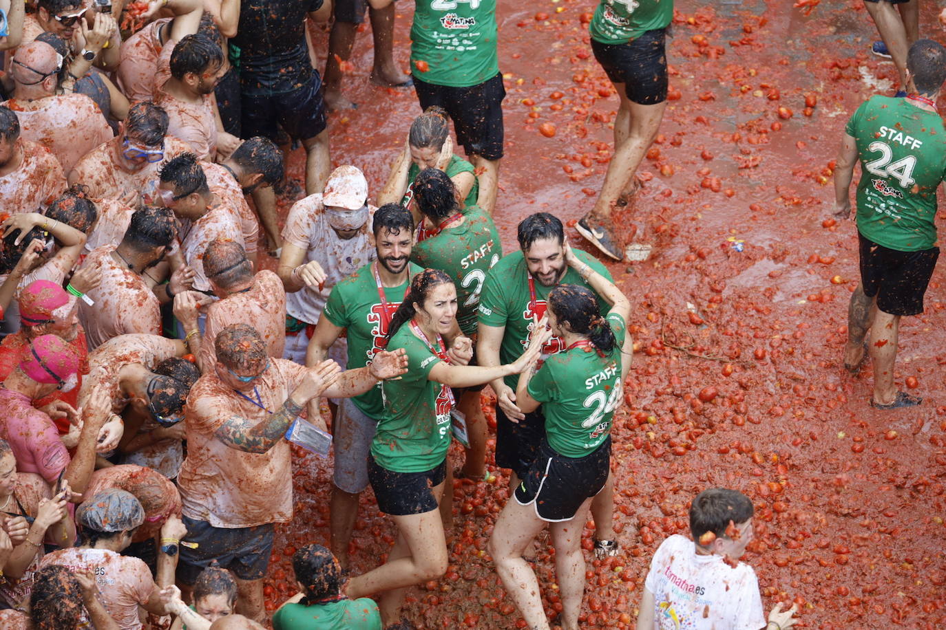 Las mejores imágenes de la Tomatina de Buñol 2024