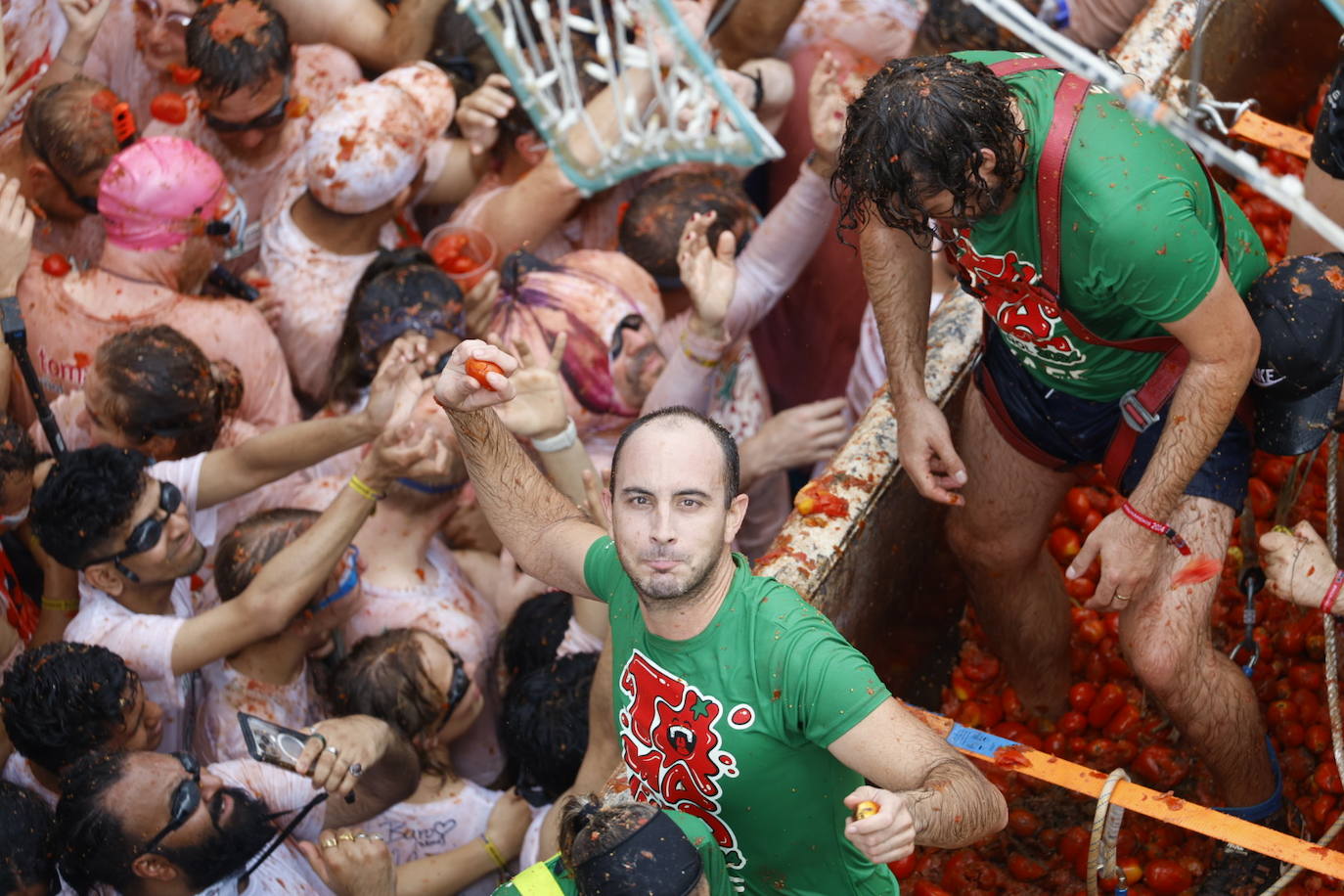 Las mejores imágenes de la Tomatina de Buñol 2024