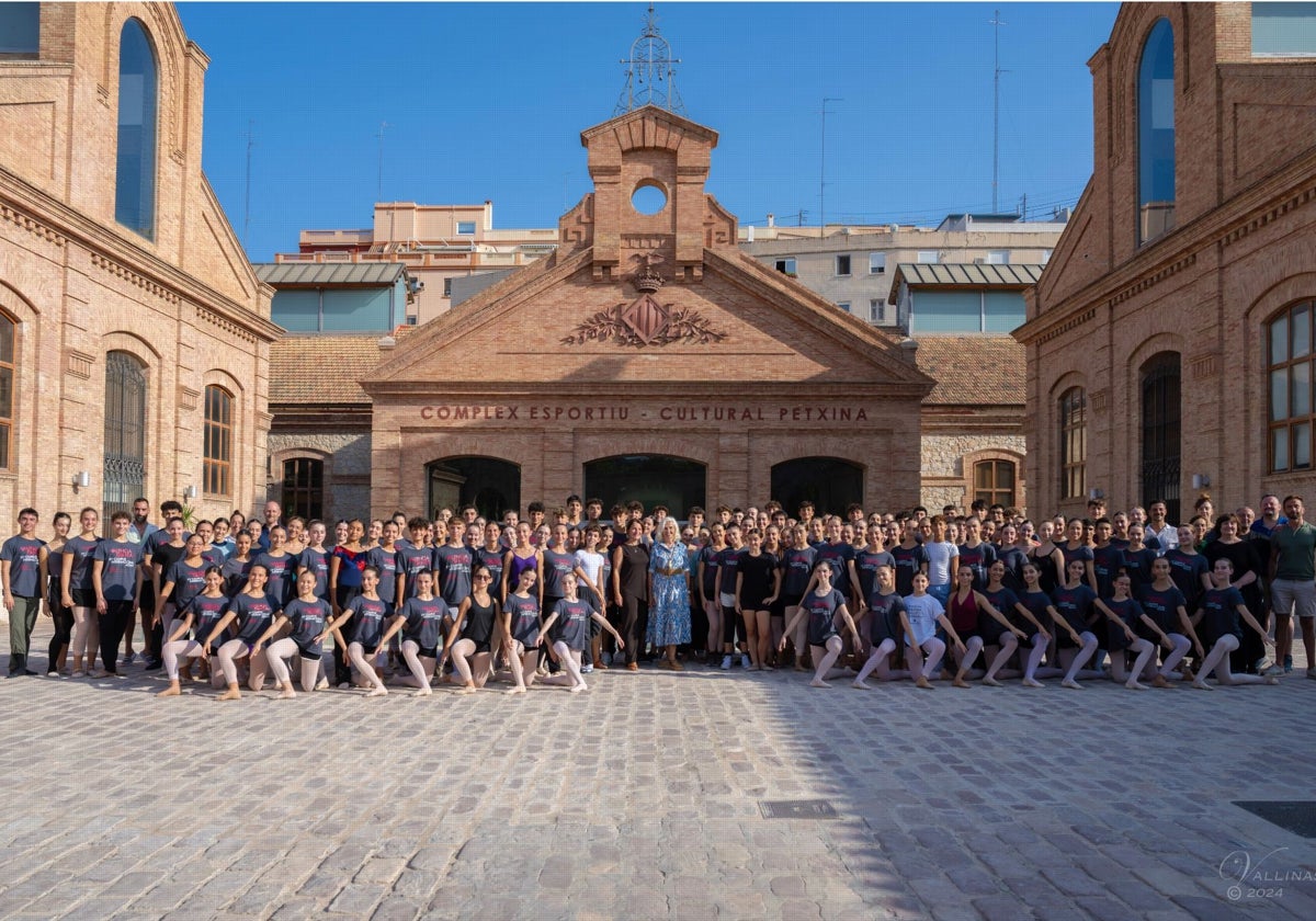 Hortensia Herrero visita el Campus Internacional Valencia Danza 2024.