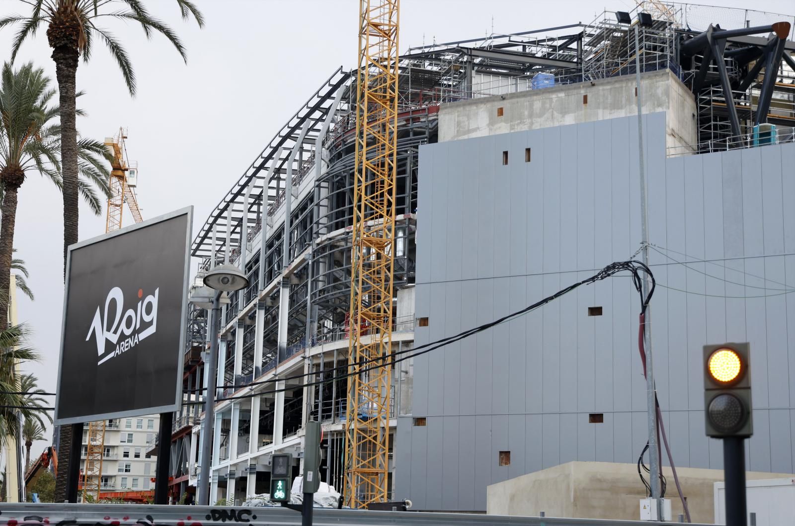 Así avanzan las obras del Roig Arena