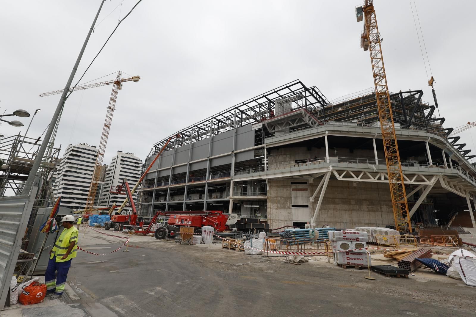 Así avanzan las obras del Roig Arena