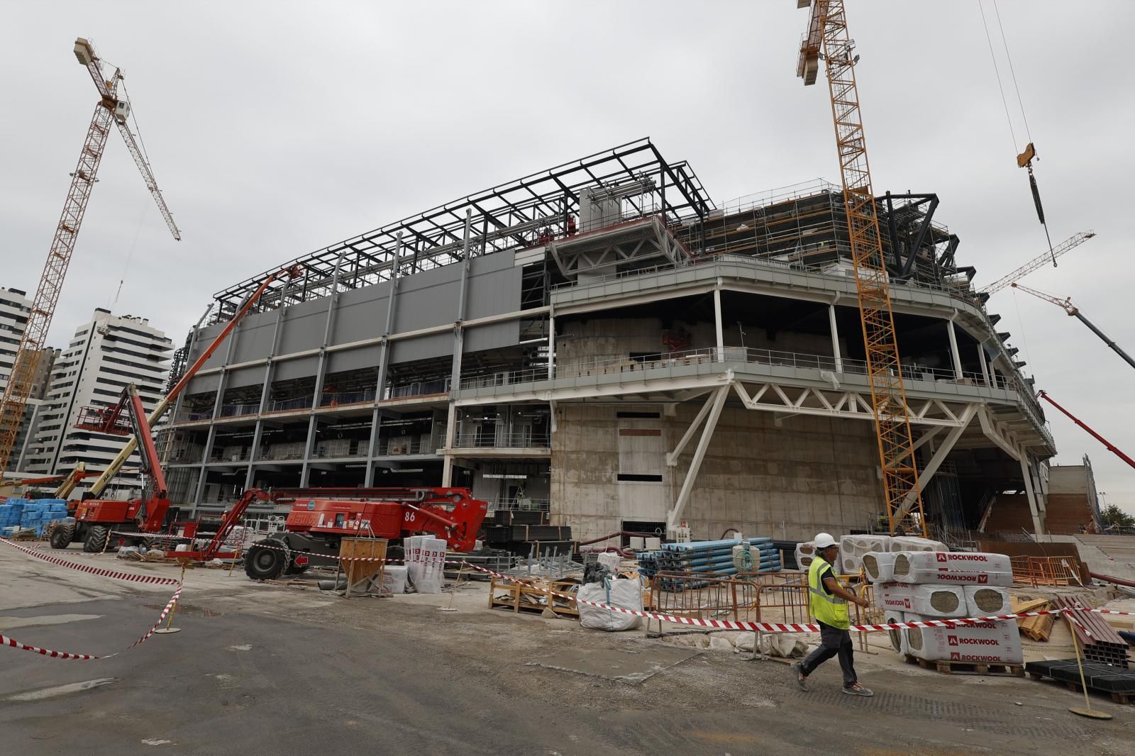 Así avanzan las obras del Roig Arena