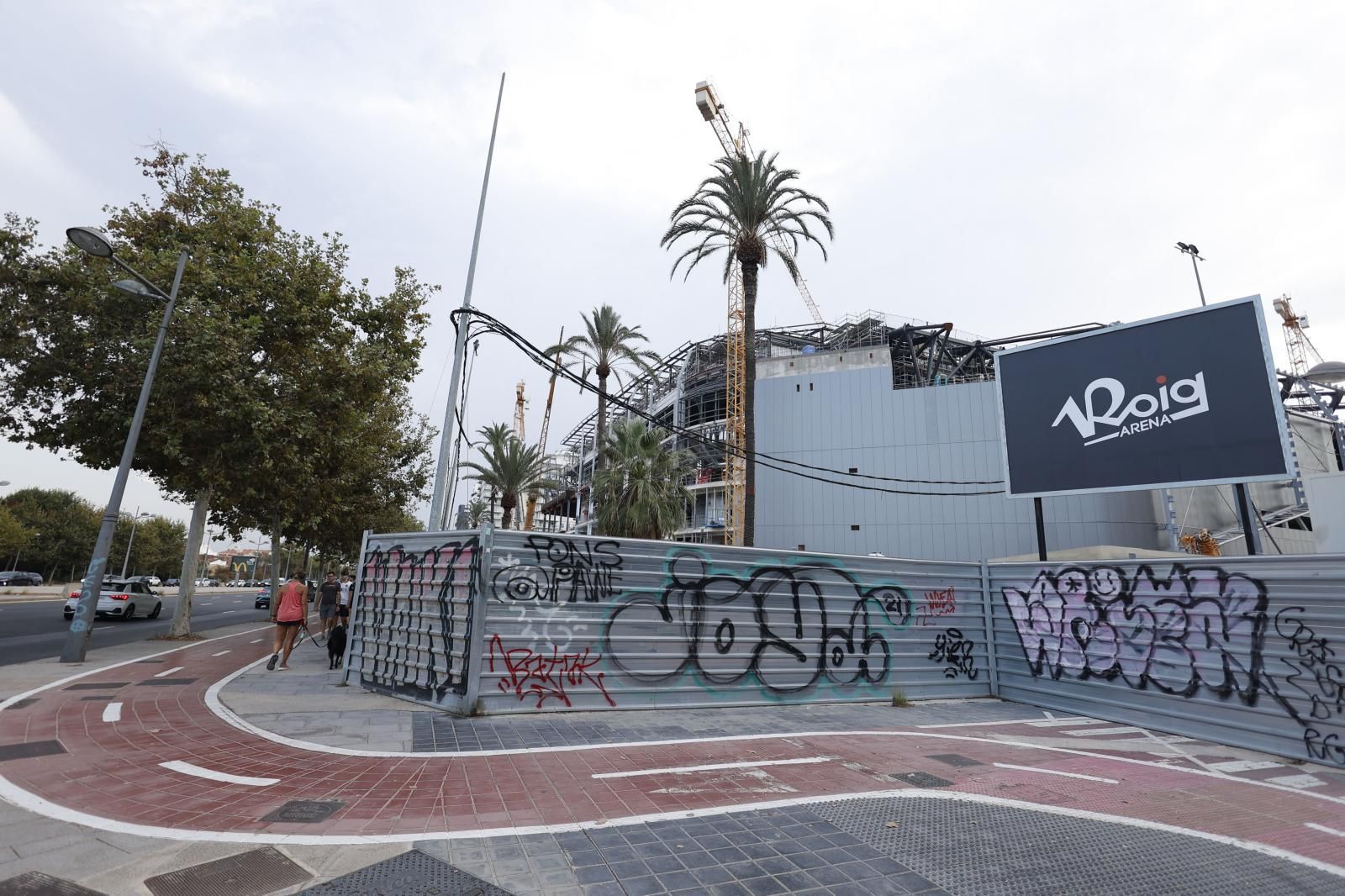 Así avanzan las obras del Roig Arena