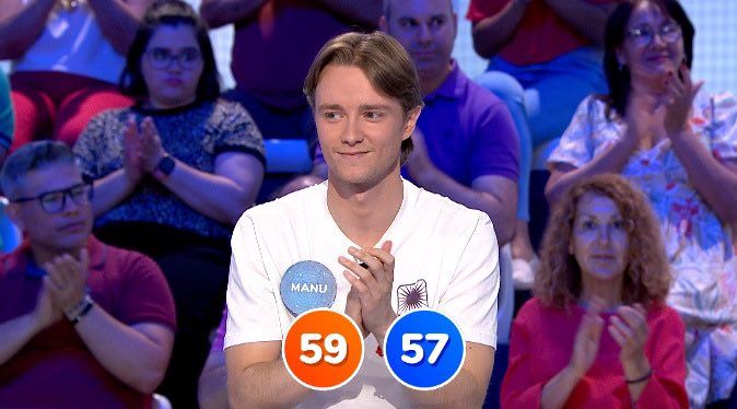 Manu, este lunes en 'Pasapalabra'.