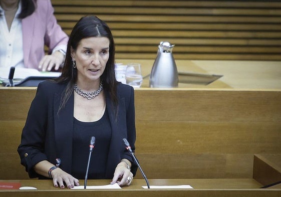 Ruth Merino, en una intervención en Les Corts.