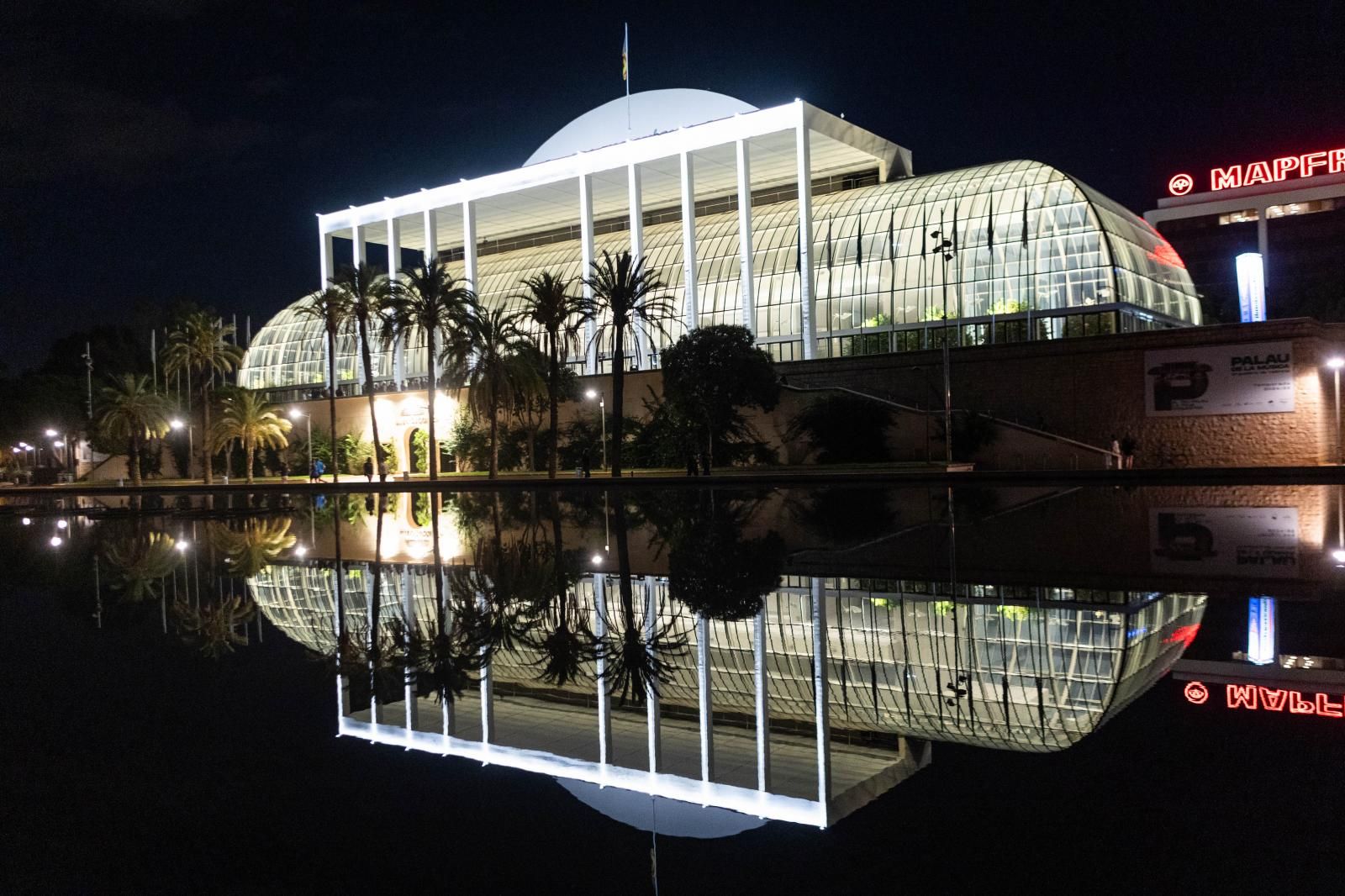 El Palau de la Música estrena iluminación