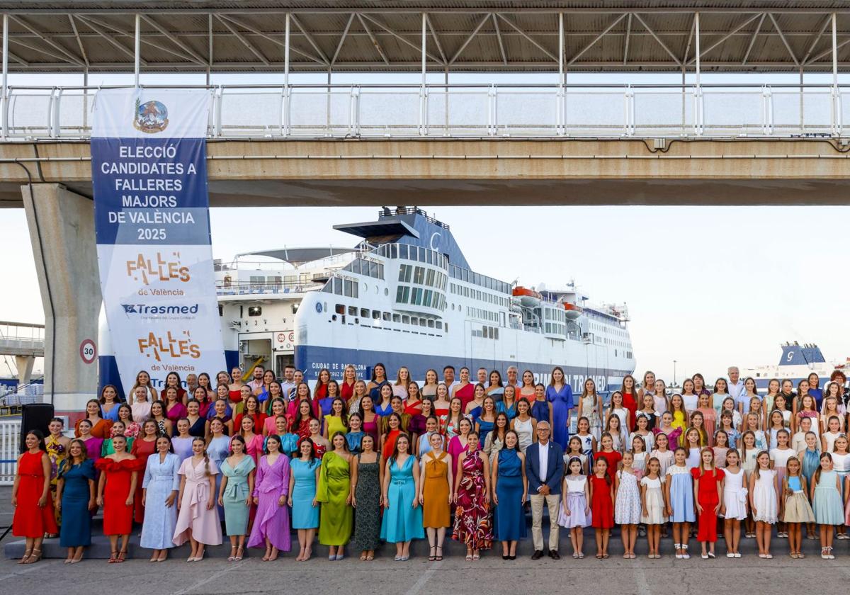 Presentación de las candidatas a falleras mayores de Valencia 2025