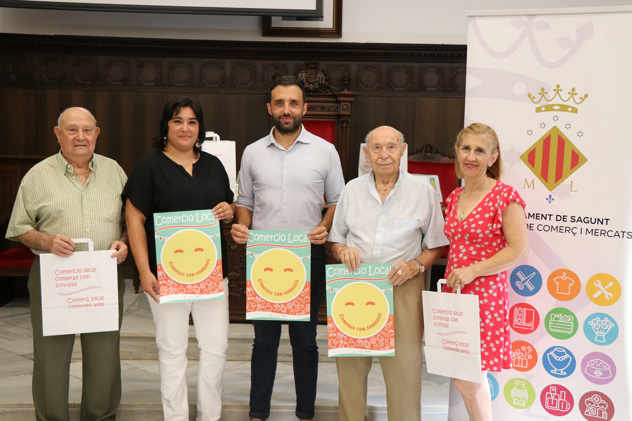 La Concejalía de Comercio y Mercados de Sagunto presenta la nueva campaña de promoción del comercio local 