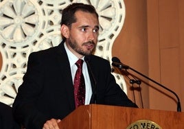 Ôscar Rueda, director de los cursos de lengua valenciana y vicepresidente de Lo Rat Penat.