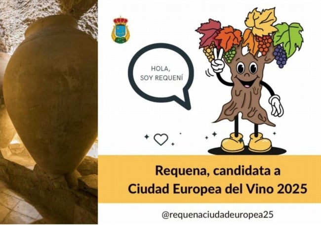 Mascota Requeni en campaña.