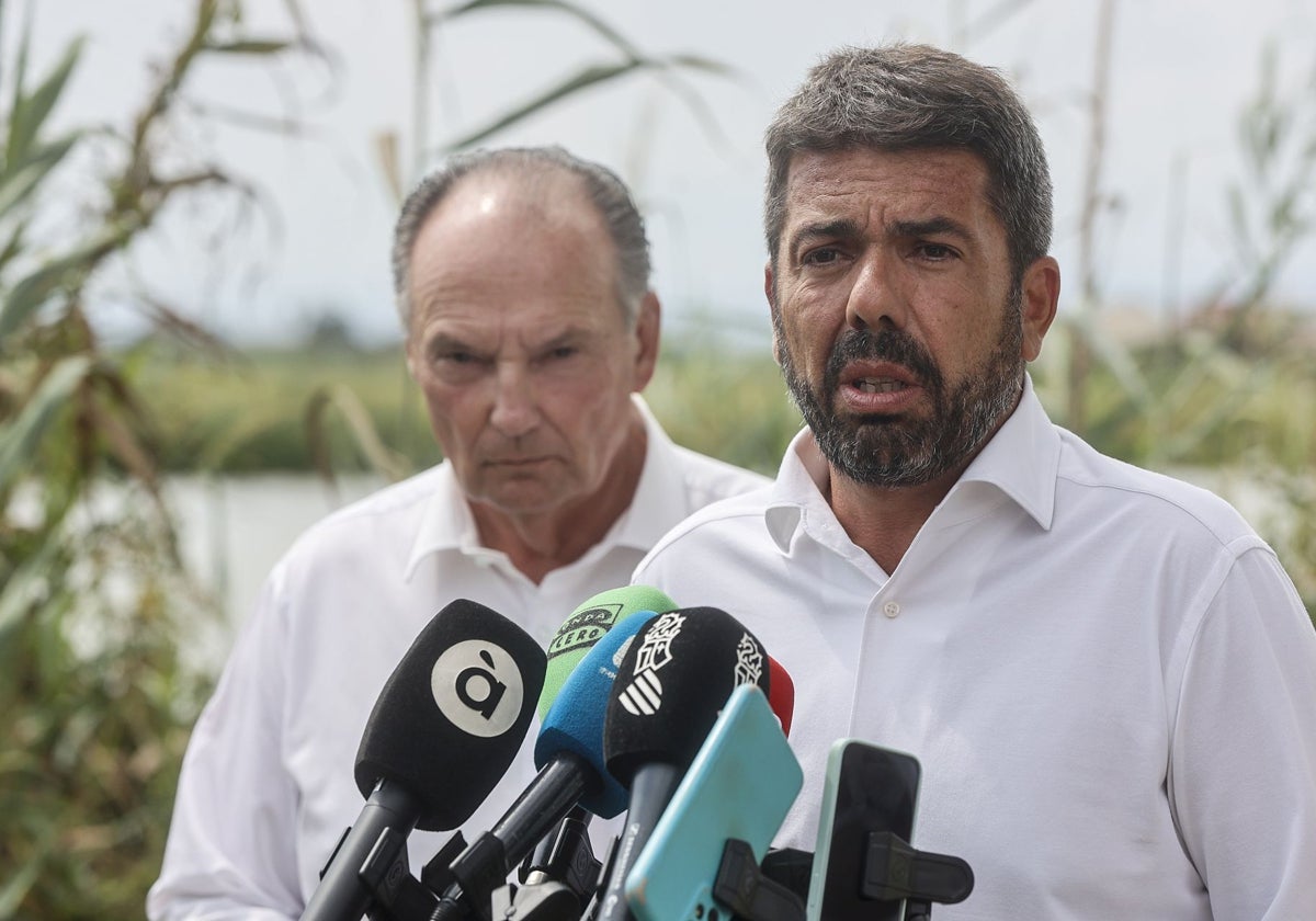 Carlos Mazón, la semana pasada, en un encuentro con empresarios.