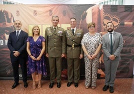 El teniente coronel Ángel Martínez Puy, en la toma de posesión como jefe del Tercer Batallón de Intervención de la UME.