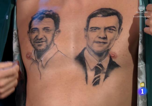 Tatuaje de Grison para el inicio de 'La Revuelta'.