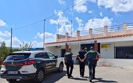 El acusado por la Guardia Civil.