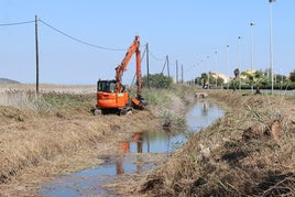 Obras de mejora en la zona.