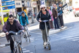 Las bicicletas y los patinetes han registrado el mayor incremento de accidentes.