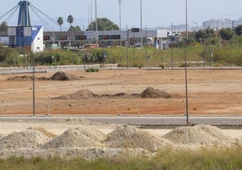 La parcela de MSC, lista para las obras.