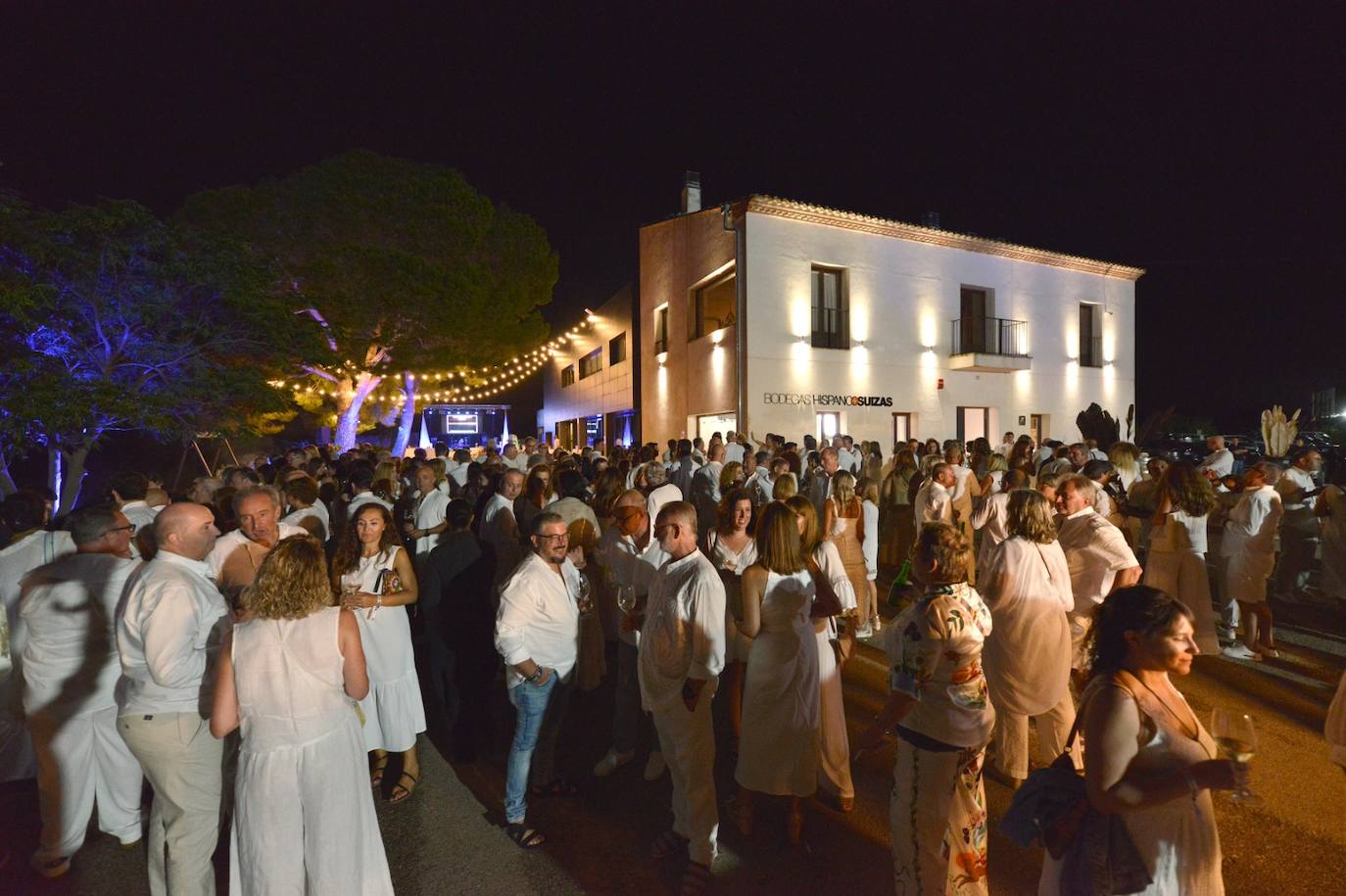 Fiesta organizada por Bodegas HispanoSuizas en Requena.