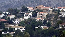 Zona de viviendas en Godelleta.