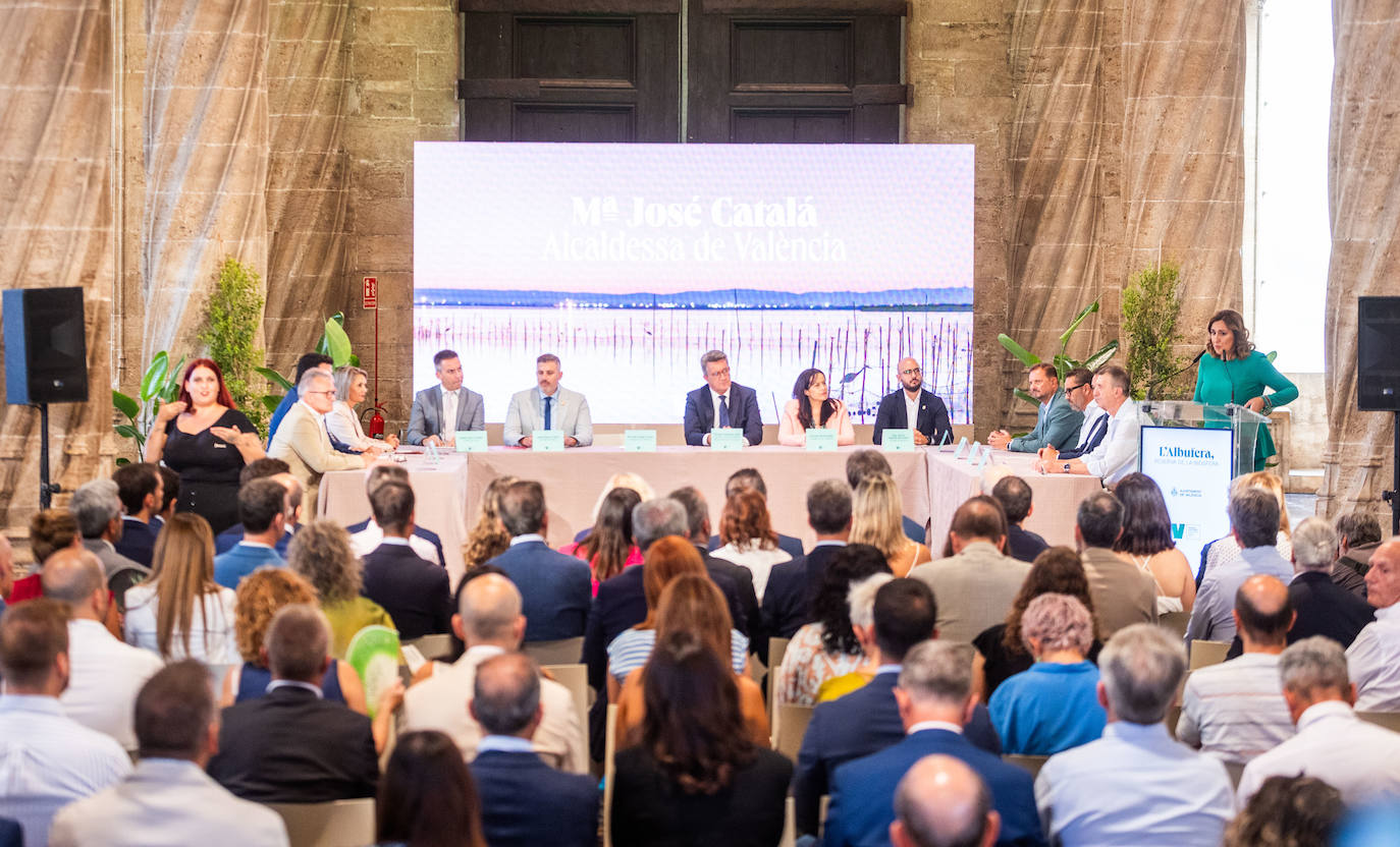 Fotos de la reunión de alcaldes para pedir que la Albufera sea Reserva de la Biosfera