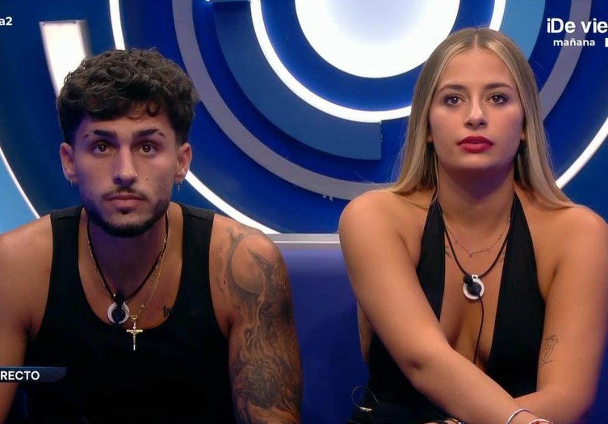 Vulcan y Laura, este jueves en 'Gran Hermano'.