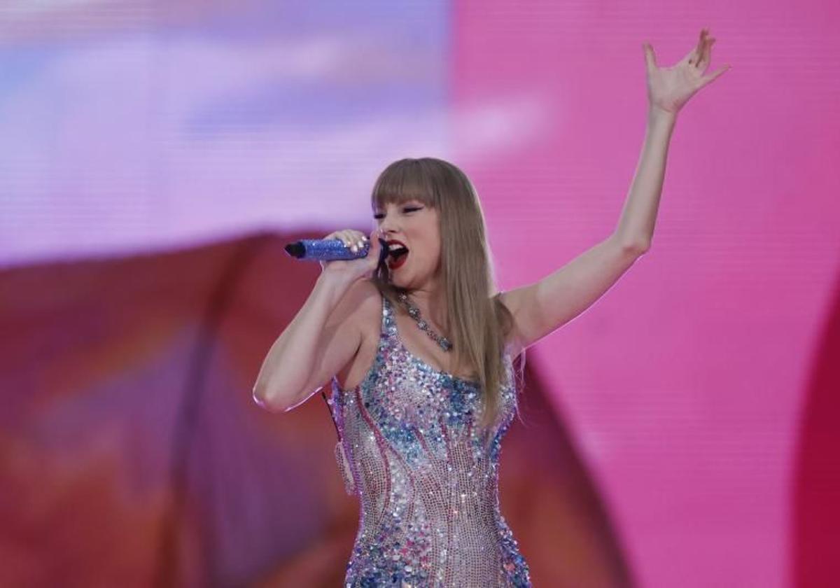 Taylor Swift, en el Santiago Bernabéu.