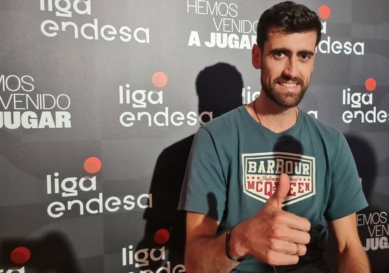 Joan Sastre, durante la presentación de la Liga Endesa.