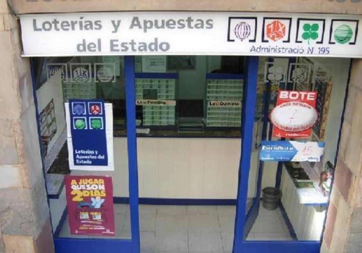 Una administración de Loterías y Apuestas del Estado.