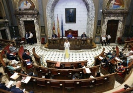 Debate del Estado de la Ciudad, celebrado el lunes. Irene Marsill