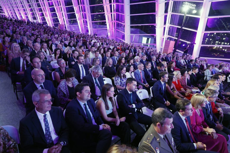 Público presente en la gala de Valencianos para el siglo XXI en el Museo de las Ciencias.