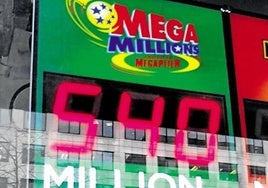 Un premio del Mega Milllions, en una imagen de archivo.