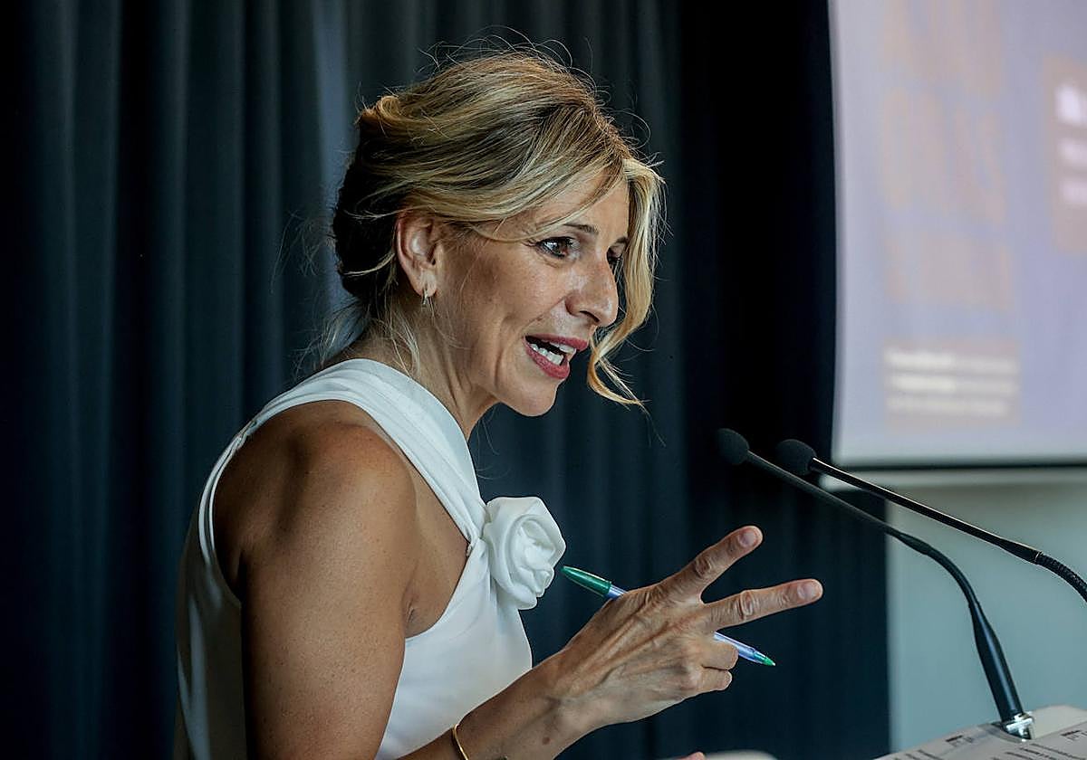 La vicepresidenta segunda y ministra de Trabajo y Economía Social, Yolanda Díaz, en una imagen de archivo.